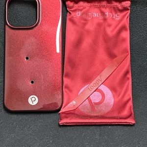 Loopy Case Maroon Shimmer - iPhone 14 Pro Max Righty
